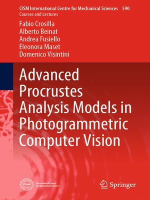 cover image of Advanced Procrustes Analysis Models in Photogrammetric Computer Vision